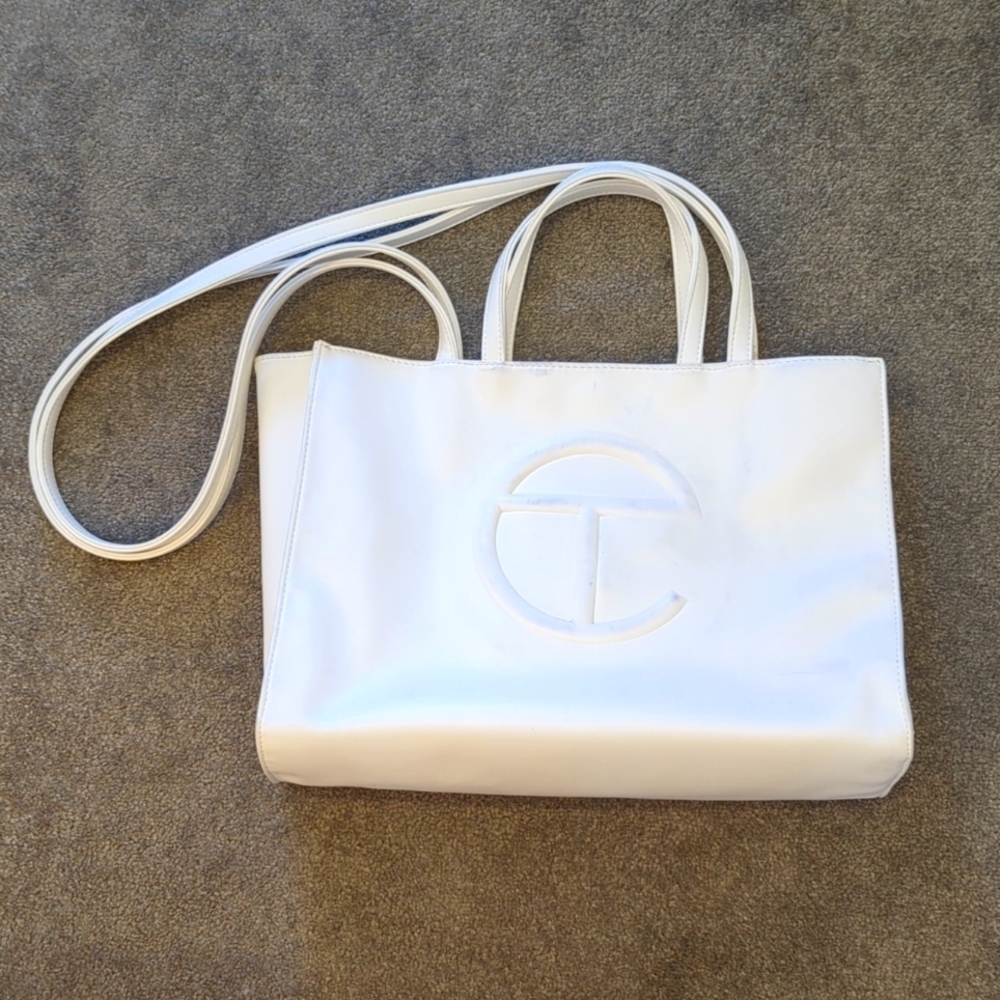 TELFAR Bag in White Women's Crossbody and Shoulder Tote Bag